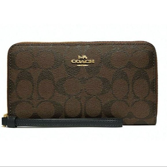 Coach Handbags - Nwt Coach Large Phone Wristlet Wallet